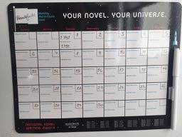NaNo-calendar