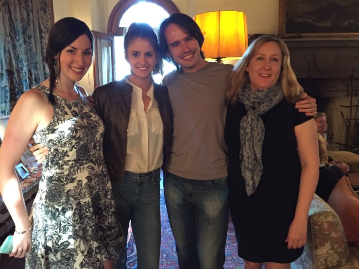 Writing friends at The Lemon Tree House Residency